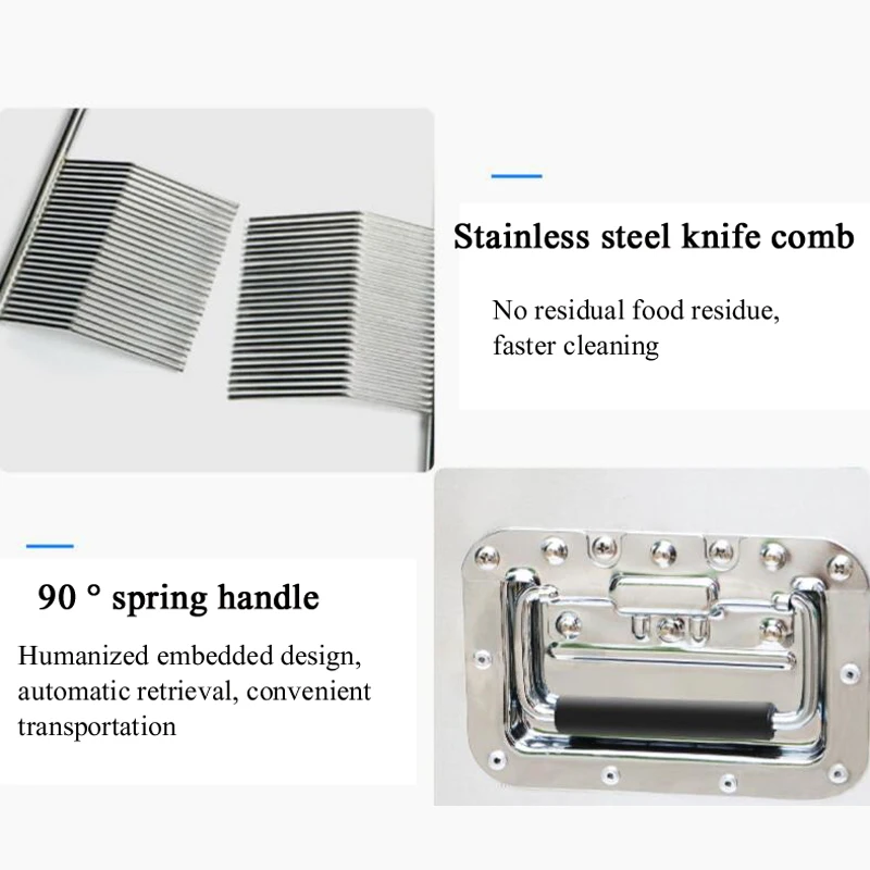 Meat Slicer Manual Sliced Cutting Machine Automatic Delivery Frozen Beef Mutton Roll Cutter For Kitchen Commercial 3