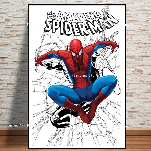 Tableau Spiderman - Affiche super héro