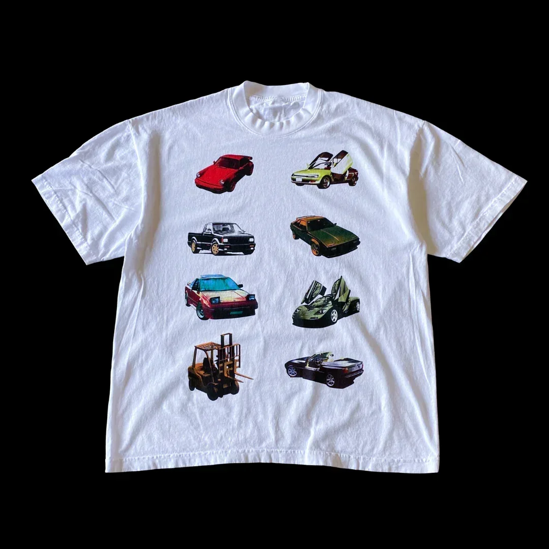 thumbnail image 1 of Camiseta de verano Y2K nueva, estilo Harajuku, con estampado retro de calabaza amarga, de gran tamaño, de manga corta, holgada, para hombres y mujeres, tops de calle, 1 of 5