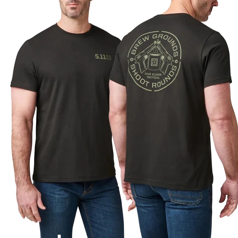 5.11 CSI Tactical Graphic Cotton T-shirt Unisex Summer Short Sleeve