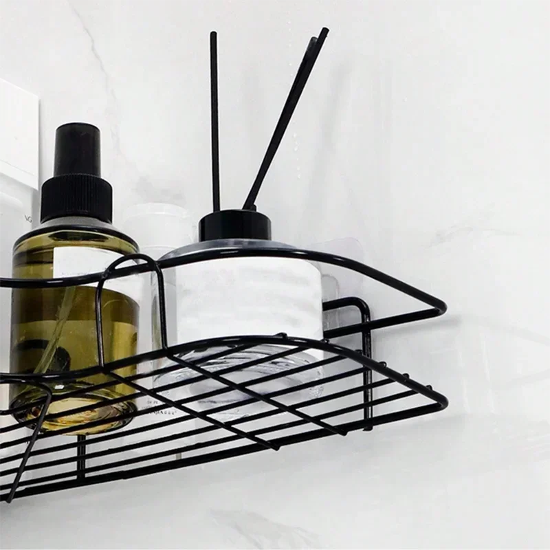 Iron Triangle Rack Kitchen Bathroom Storage Corner