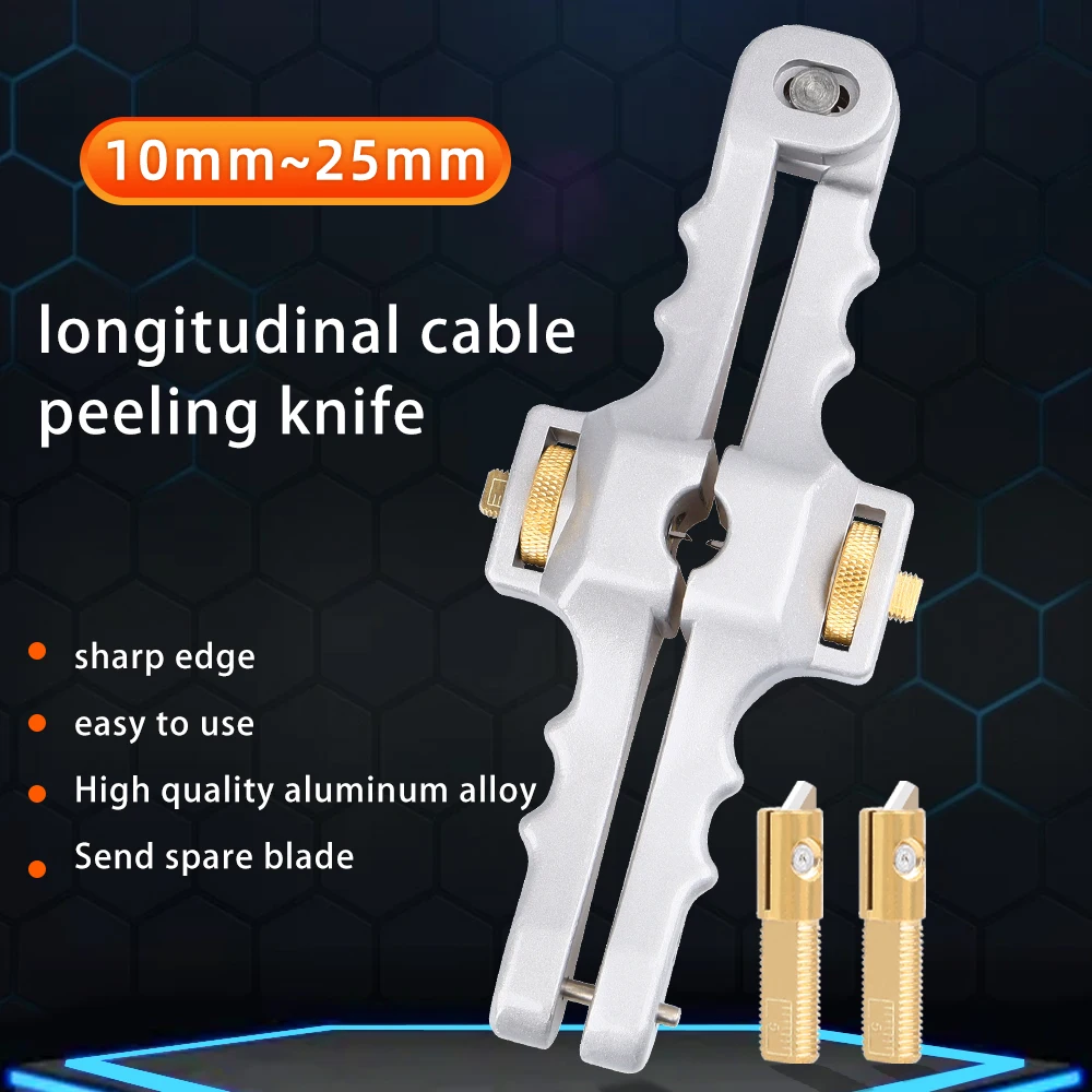 SI-01 Fiber Optic Cable Longitudinal Cable Opening Knife Transverse Stripper Fiber Optic Open Skylight Kroken Knife