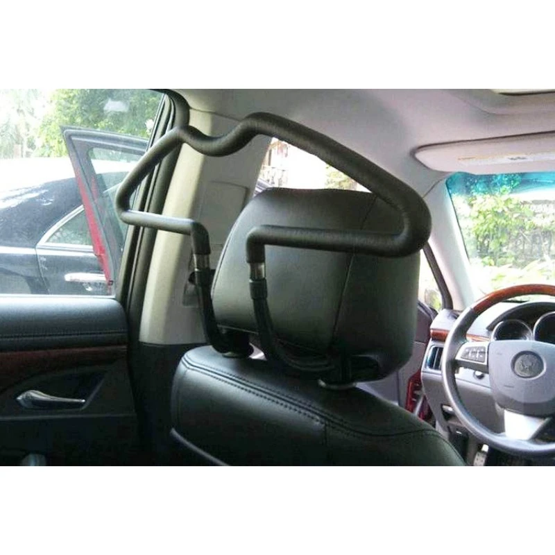 Car Coat Hanger Universal Soft Car Coat Hangers Back Seat Headrest Coat Clothes Hanger Jackets Suits Holder Rack Auto Supplies Car Coat Hanger