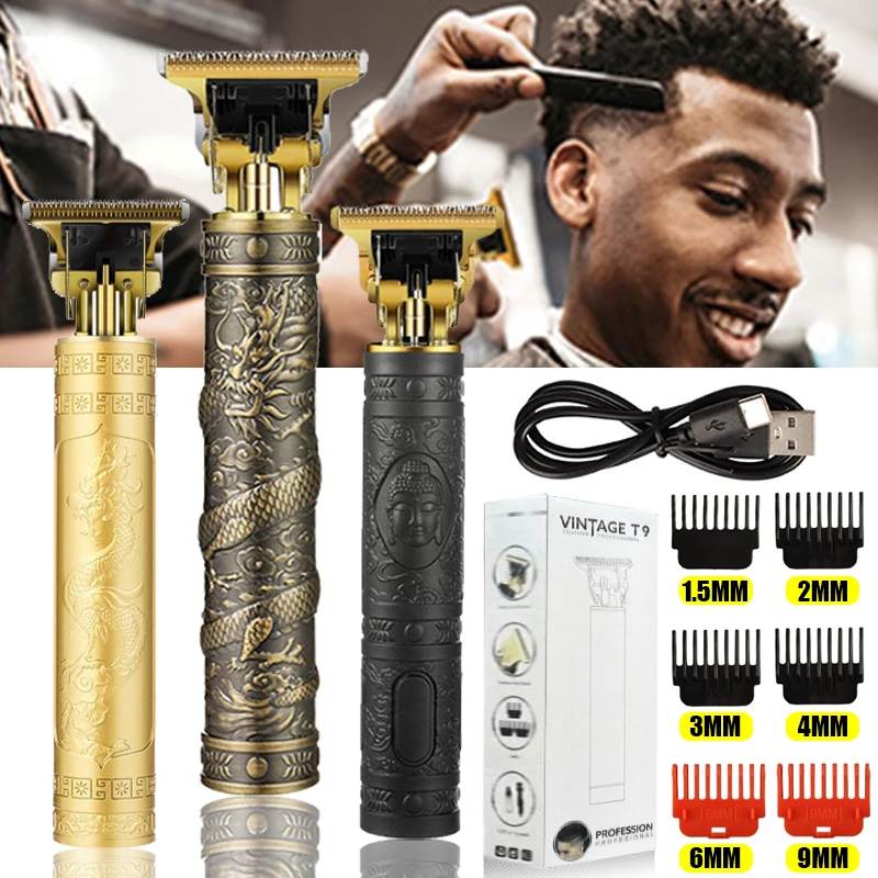 

T9 Hair Clippers Razor For Men Beard Shaving Machine Trimmer Barber Shop Electric Shaver For Men Professional Beard Trimmer