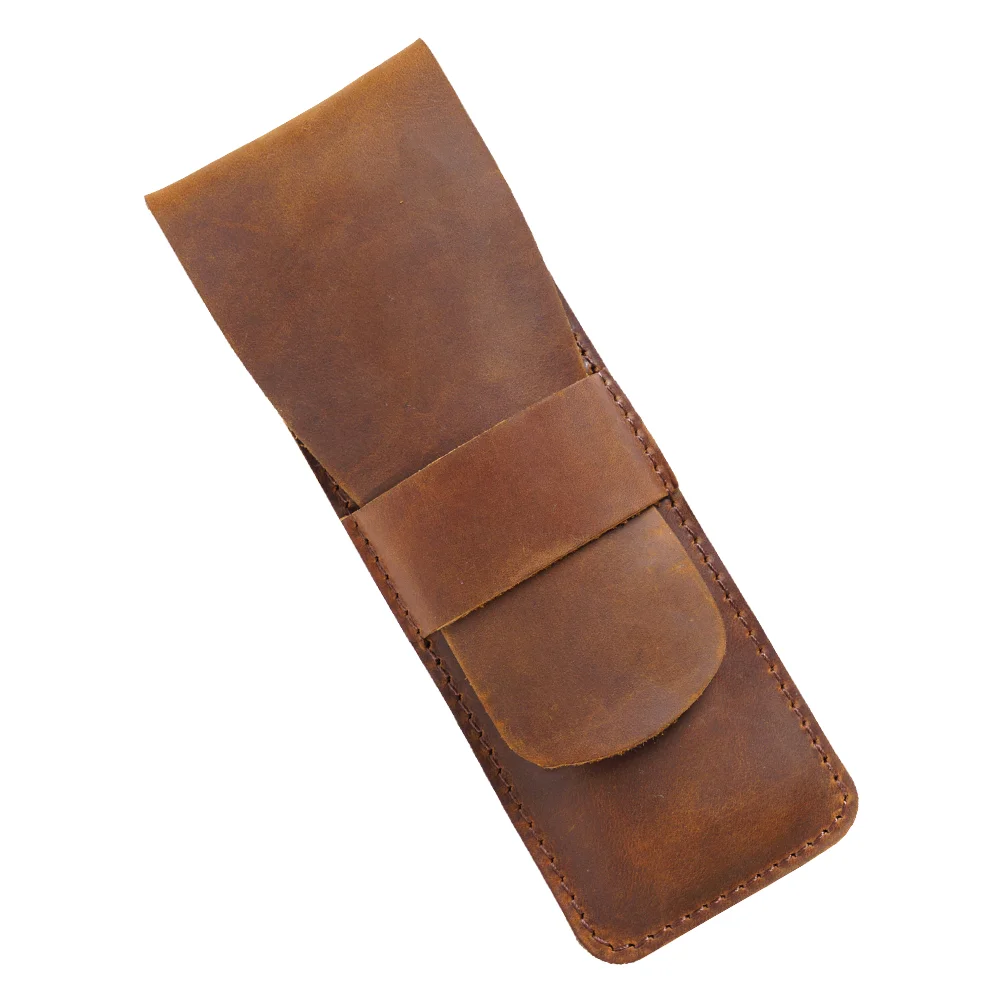 

Pen Case Retro Bag Vintage Style Pencil Organizer Durable Smooth Cover Holder