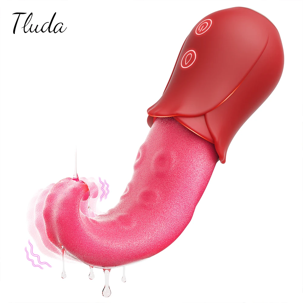 Wiggle Zunge lecken Vibrator für Frauen Blowjob Simulation weiches Silikon Klitoris Nippel Stimulator weibliche Masturbation Sexspielzeug 1