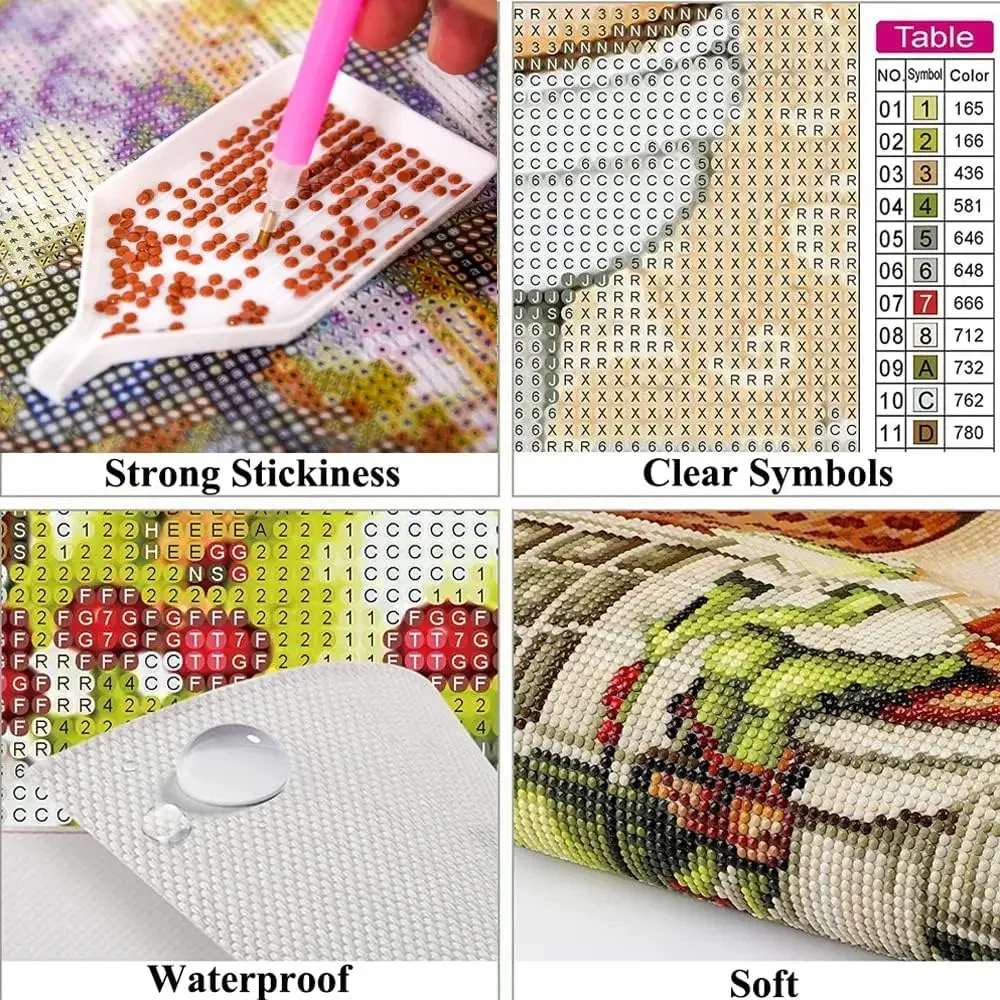 Landscape Helicopters 5D DIY Diamond Painting Kit Cross Stitch Diamond Embroidery Full Mosaic Rhinestone Home Decor