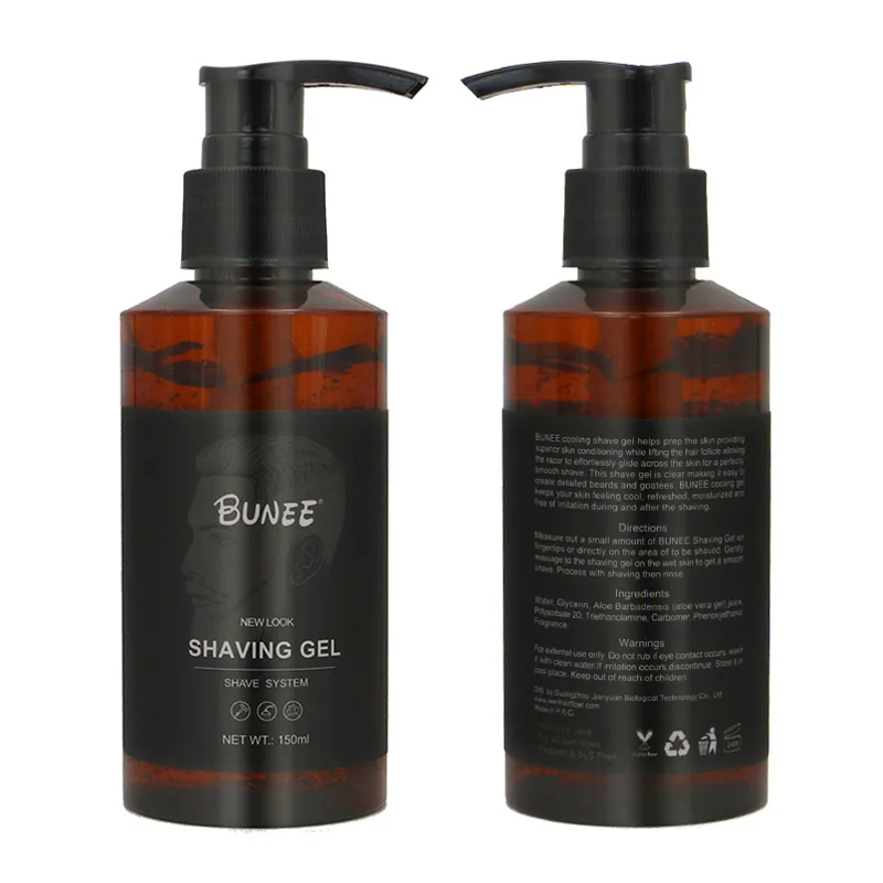 Shaving gel foam Men 150ml Glycerol styling softening refreshing beard