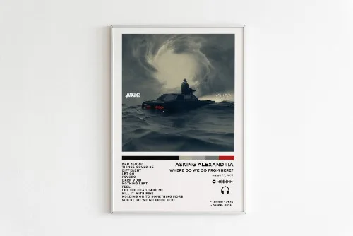 Póster de álbum de música de cantante clásica Pierce The Veil Lana Del Rey Impresión en lienzo Arte de pared Decoración Pintura Decoración de la habitación del hogar