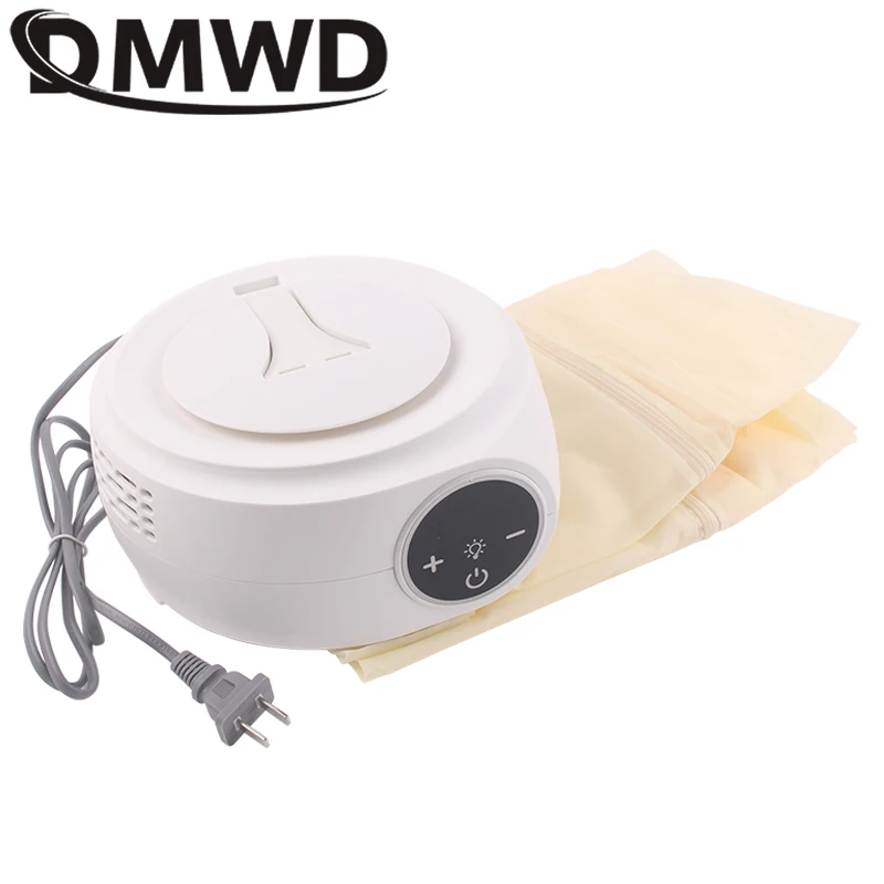 DMWD Folded Electric Clothes Dryer Smart Drying Rack Hang Ultraviolet Dryer Machine Portable Home Travel Warm Laundry 220V