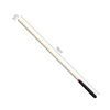 50CM Solid Wood Long Straight Whip Riding Crop Flogger Black Matte Finish Handle Cover Paddle Slapper for Horse Training 6