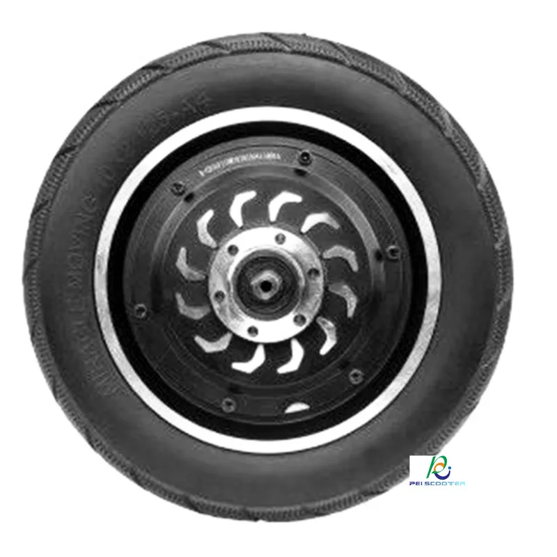 9.5 Inch Tire Brushless Double Axles Hub Wheel Scooter Robot Motor With