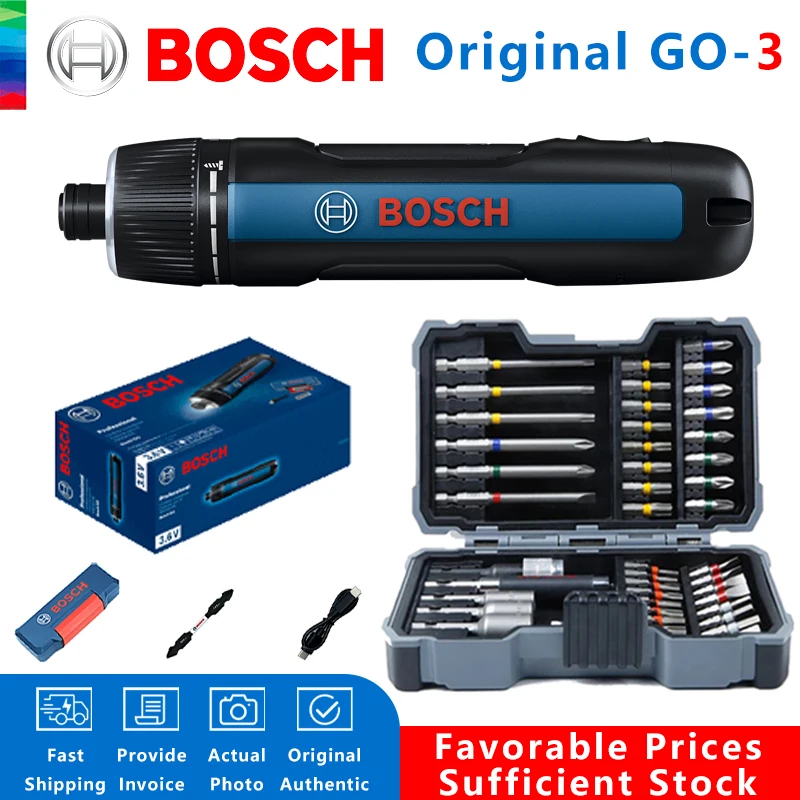 Bosch Go 3 Cacciavite A Batteria 3.6V Batteria Agli Ioni Di Litio Trapano A Batteria Ricaricabile Con Scatola Bosch Go3 Set Di Strumenti Professionali
