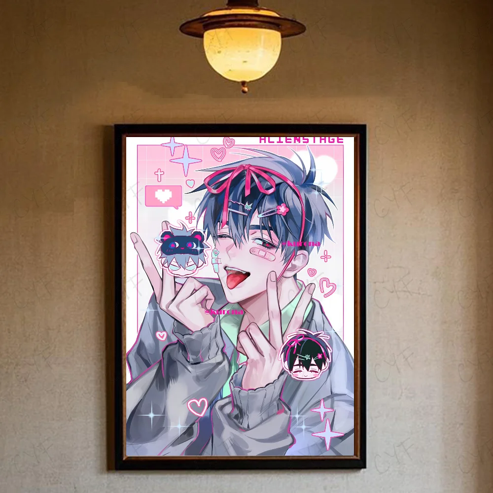 Alien Stage Anime Ivan Till Anime Poster, wasserdichte Wandkunst, hochwertige Druckposter für Wohnzimmer, Schlafzimmer, Retro-Raumdekoration, Geschenk – Detail 19