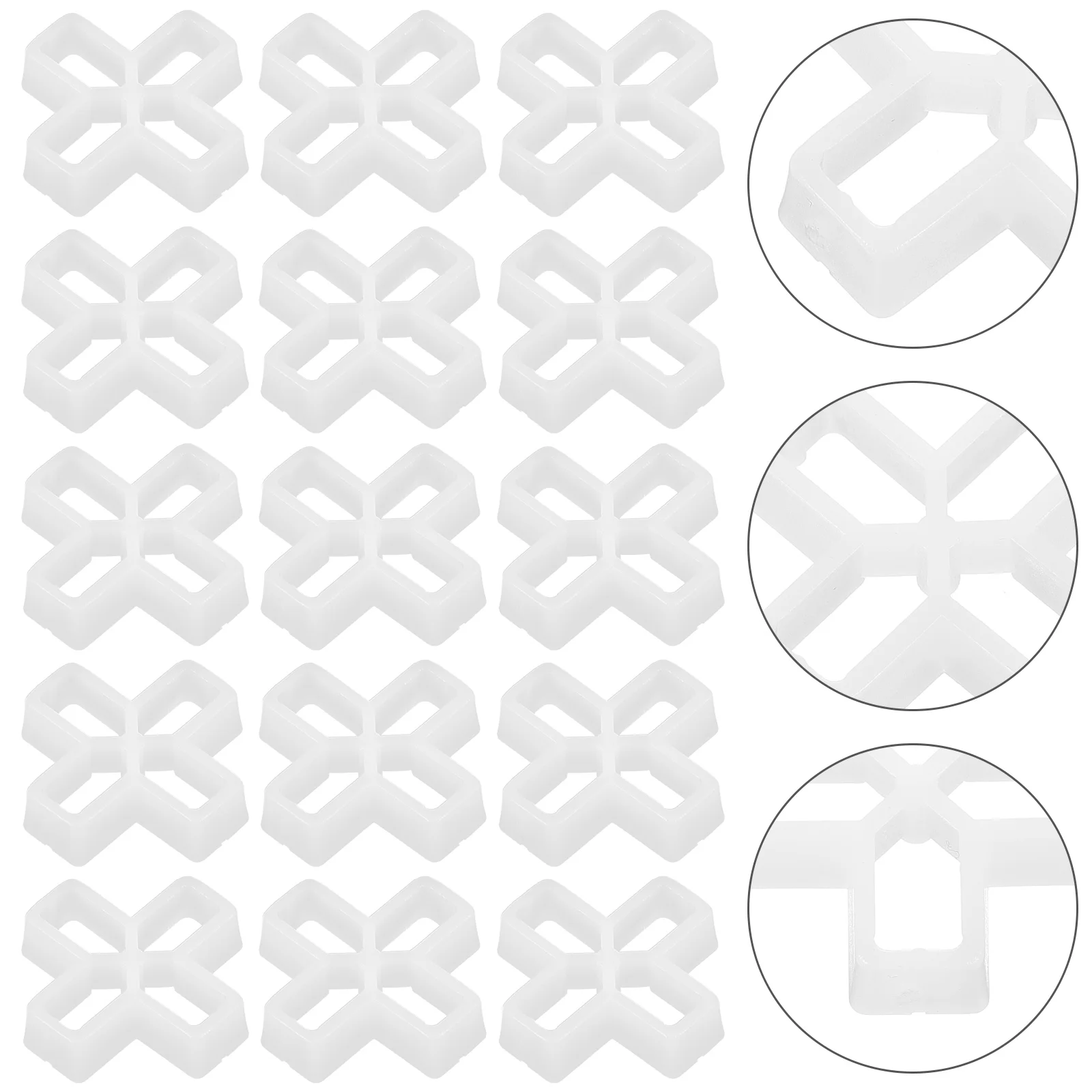 

100pcs Deck Spacer 10mm Tile Leveling System Plastic Square Tile Spacer Supply
