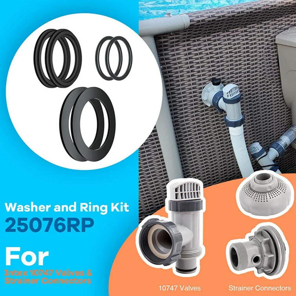 122PcsORingRubberWasherForTheDiverValveSwimmingPoolGasket