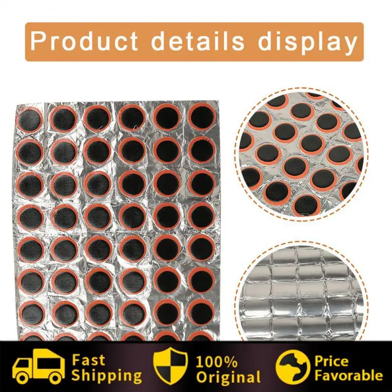 

Tire Patch Rubber Bike Tyre Repair Pad Portable Tire Inner Tube Pad Bicycle Repair Accessory