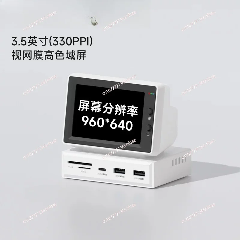 미니 PC 보조 디스플레이, 데스크탑 확장 도크 서브 스크린, 컴퓨터 케이스용 AIDA64 CPU 온도 모니터 LCD 화면
