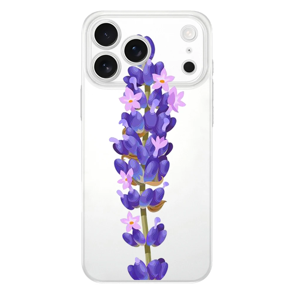 Sunflower & Lavender Soft Clear Phone Case - Easter Edition