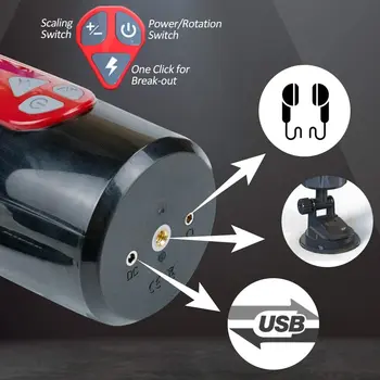 Male Masturbator Automatic Telescopic Rotate Vagina Real Pussy Hands Free Masturbation Cup Sex Toys Masturbators for Men 3