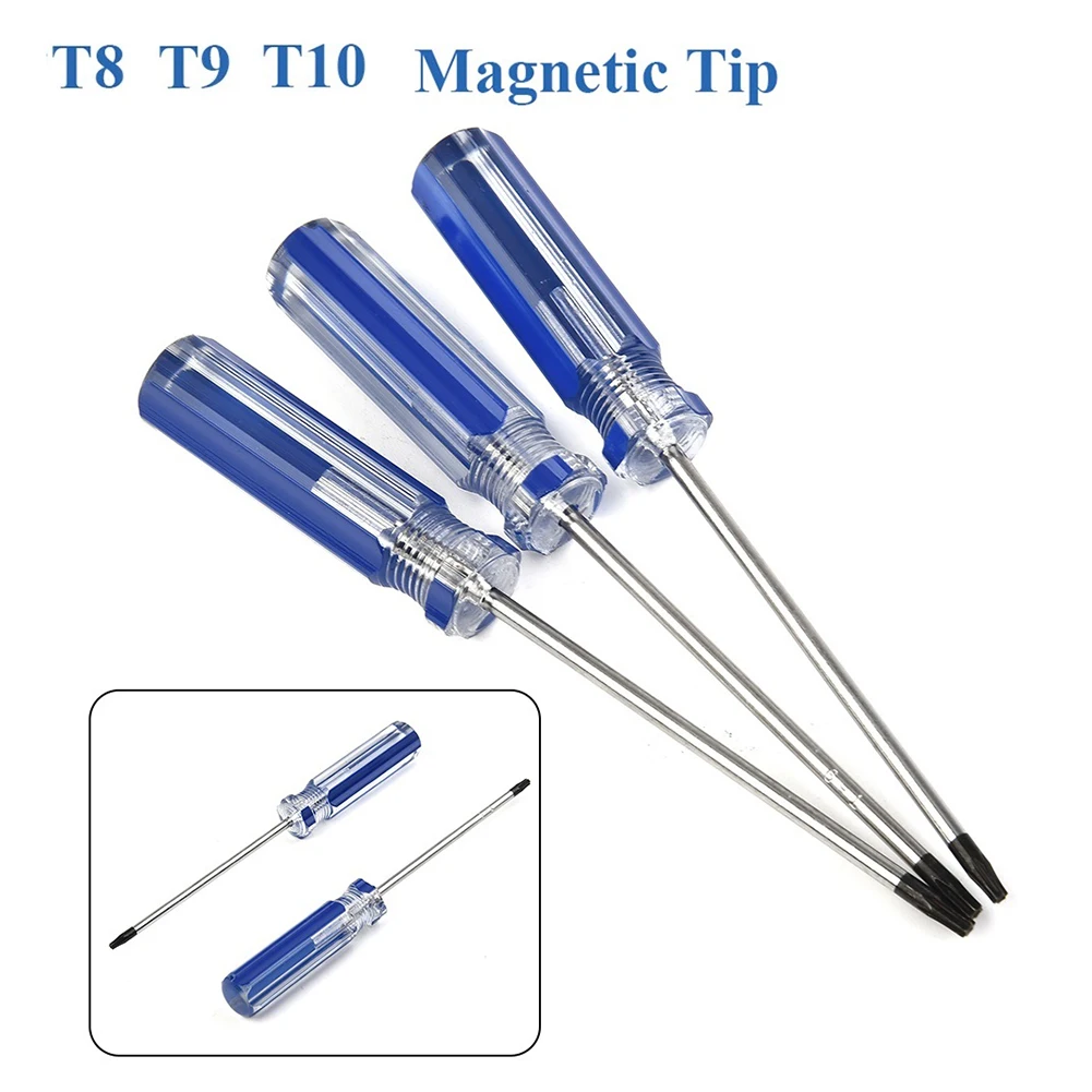 

5pcs Precision Torx Screwdriver Bit Set T8 T9 T10 Security Tamper Proof Magnetic Screwdriver Bits For Xbox PS3 Phone Repair Tool