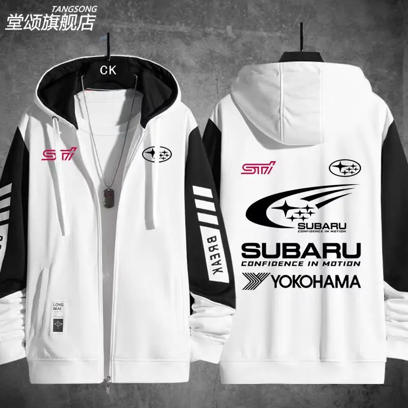 Sti Baru JDM modified car enthusiast racing suit cardigan jacket men's ...