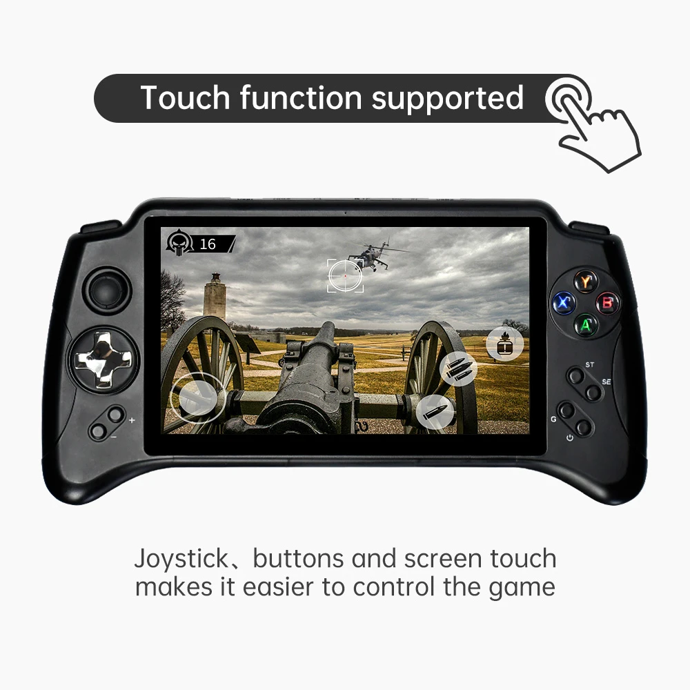 

New POWKIDDY X17 Android 7.0 Handheld Game Console 7-inch IPS Touch Screen MTK 8163 Quad Core 2G RAM 32G ROM Retro Game Players