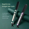 2-In-1 Electric Hair Straightener Portable And Fast Heating Ceramic Iron Negative Ion Dry And Wet Hair Straightener 4