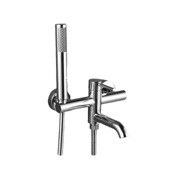 ก๊อกอ่างอาบน้ํา 90 °   Rotatable Bath Tap วาล์วผสมน้ําร้อนและน้ําเย็นอ่างผสมแตะเดี่ยวทองเหลืองห้องน้ํา Tub Filler 2