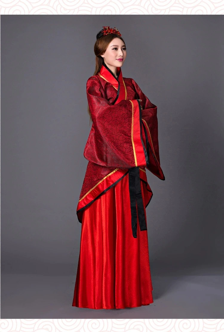 Hanfu Kleid Sets Frauen Chinesischen Stil Traditionellen Bühne Tanz Kleid Weibliche Fee Cosplay Kostüm Alte Hanfu tang Für Frauen – Detail 11