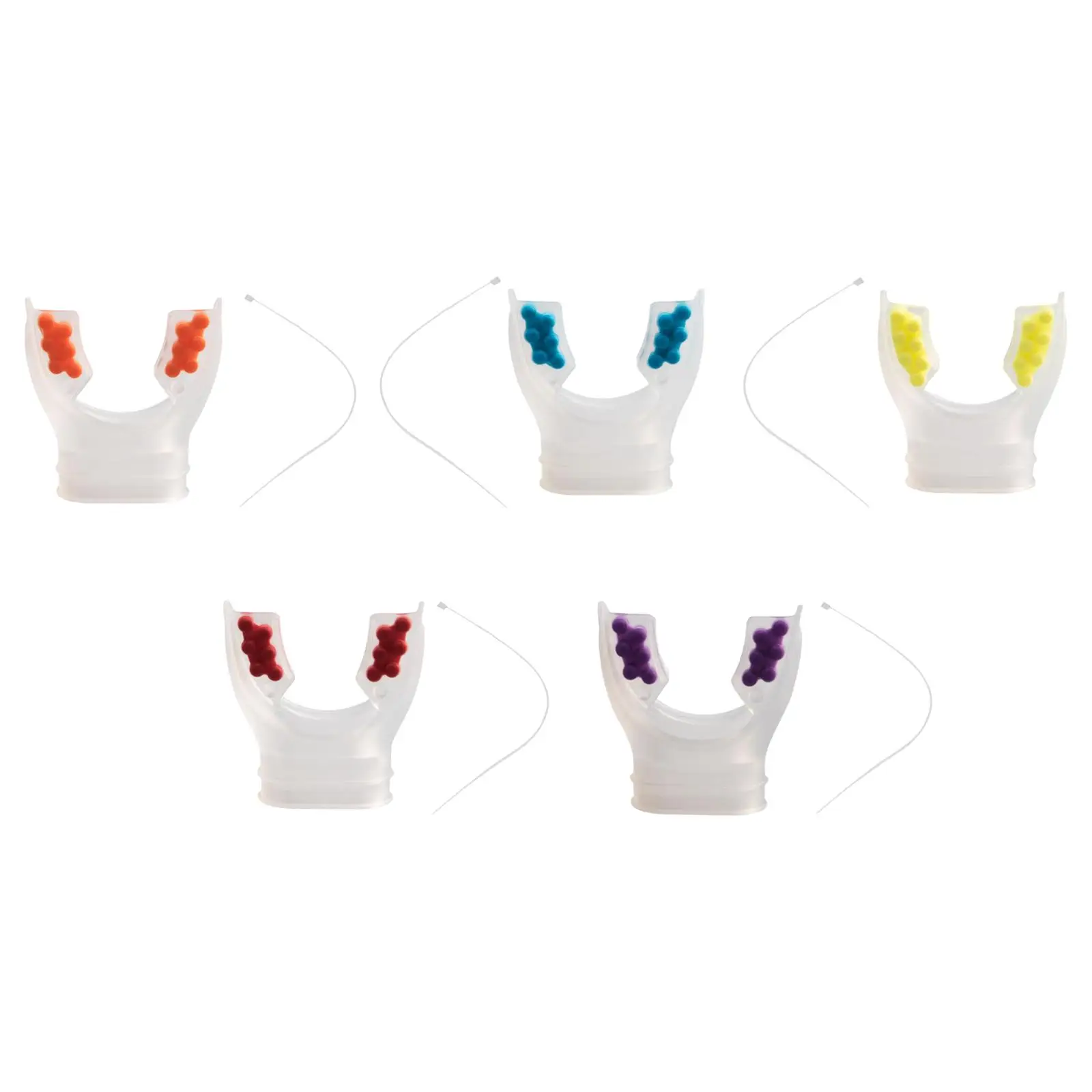 

Scuba Regulator Mouthpiece with Tie Strap Comfort Bite Adult