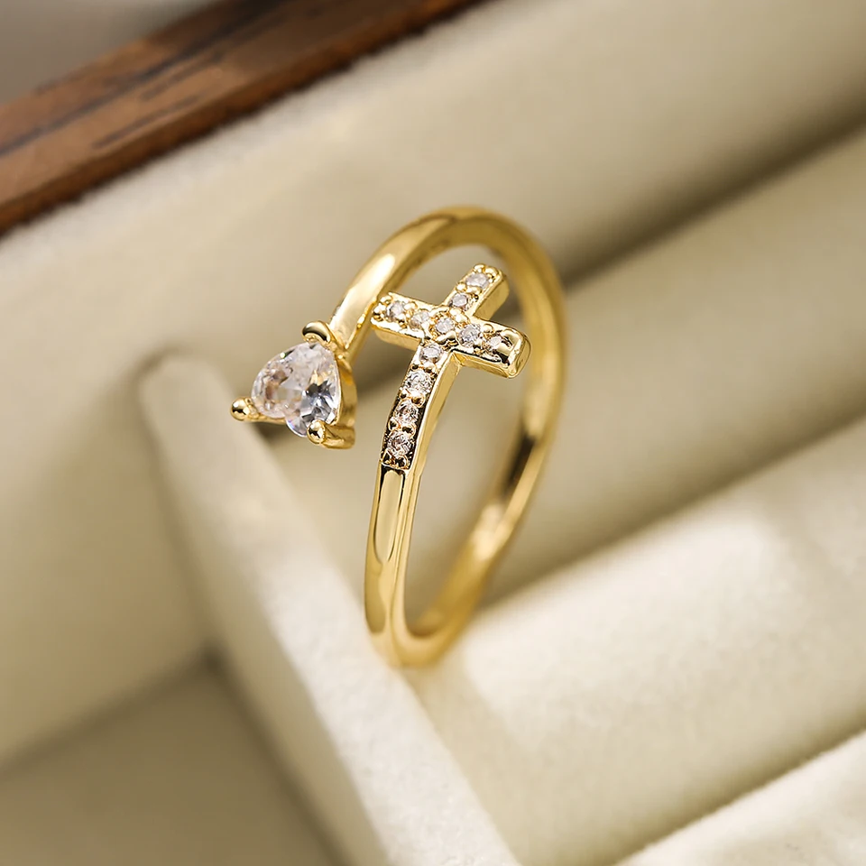 NEWBUY 2024 New Fashion Clear Shiny CZ Zircon Cross Evil Eye