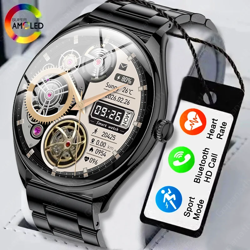 

2024 Smartwatch Women 466*466 AMOLED 1.43" HD Screen Always Display Time Bluetooth Call IP67 Waterproof Sports Smart Watch Men