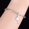 FC Jewelry Fit Original Charm Bracelet 925 Sterling Silver Cartoon Mirror Beauty Is Found In Bead For Making Women Berloque DIY 5