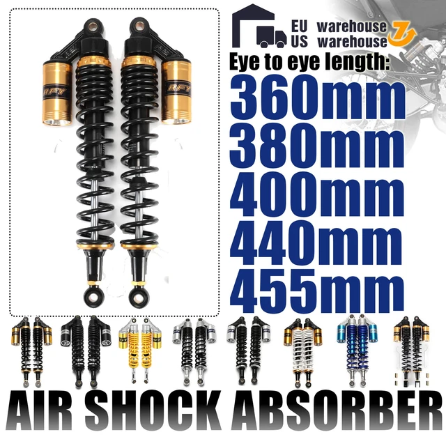 400mm 380mm 360mm 440mm Stoßdämpfer Motorrad Motor cross Moto Zubehör  Aufhängung schutz Fahrrad Schmutz Quad Roller ATV - AliExpress