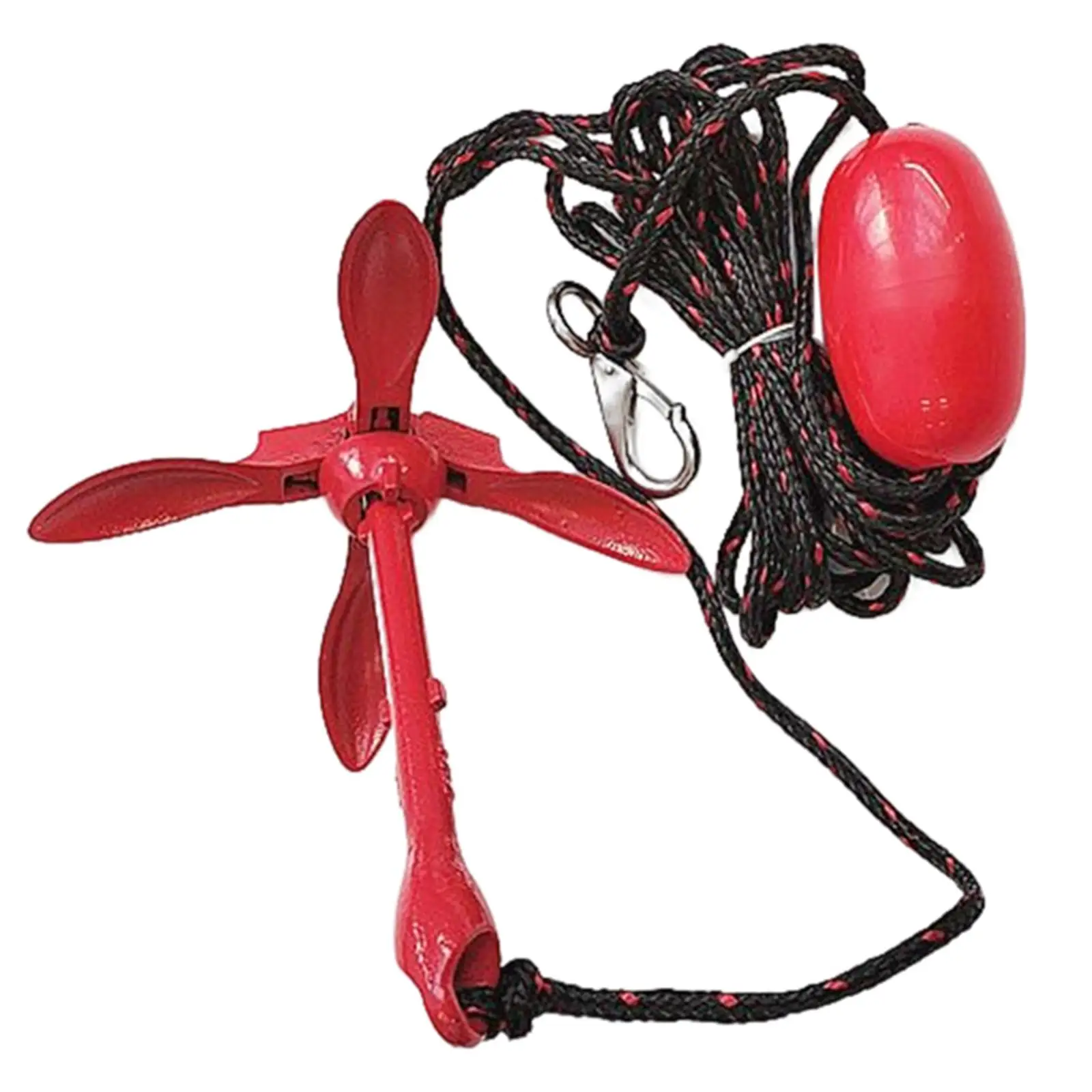 .5kg Kayak Anchor Folding Grapnel Anchor Premium easy to Kayaks, Canoes, Jet Skis, Paddle Boards with M Rope Professional