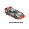 Bburago 1:43 Lamborghini SC63 Porsche 911 Audi S1 C8R Alfa Alloy Luxury Vehicle Diecast Pull Back Cars Model Toy Collection Gift 3