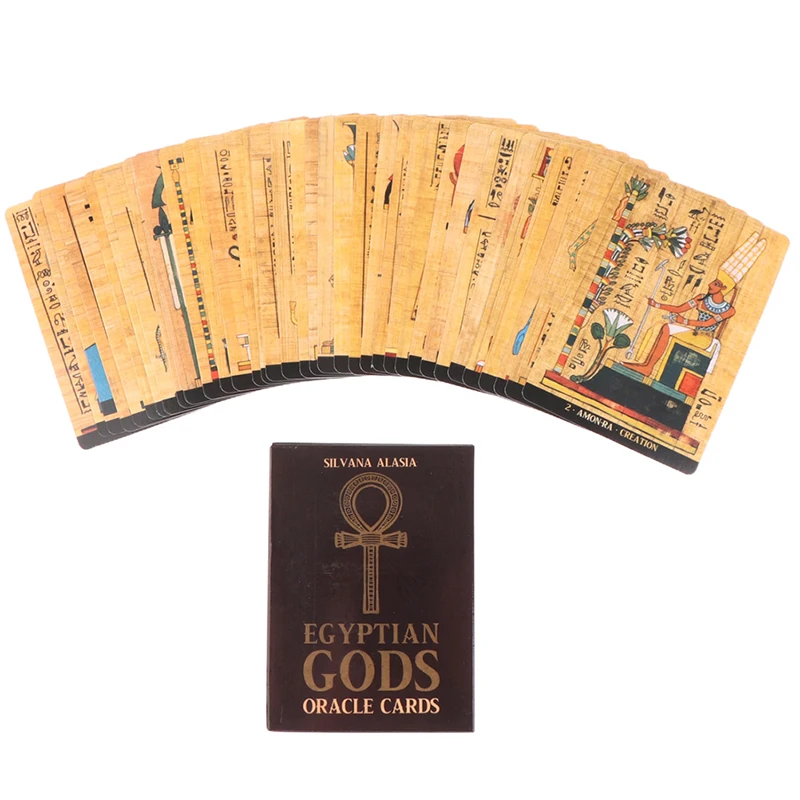 EGYPTIAN GODS ORACLE CARDS Board Game Oracle Cards Family Party English Playing Cards 3