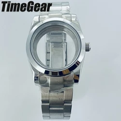 High - Quality Waterproof Watch Case with Sapphire Glass - 36mm/40mm - 40mm NH34 NH35 NH36 (6.Glass Back)