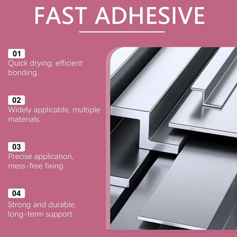 Welding Glue 50ml High-Strength Metal Glue Strong Adhesion Instant Bonding Leak Sealing Supplies For Metal Ceramics Leather