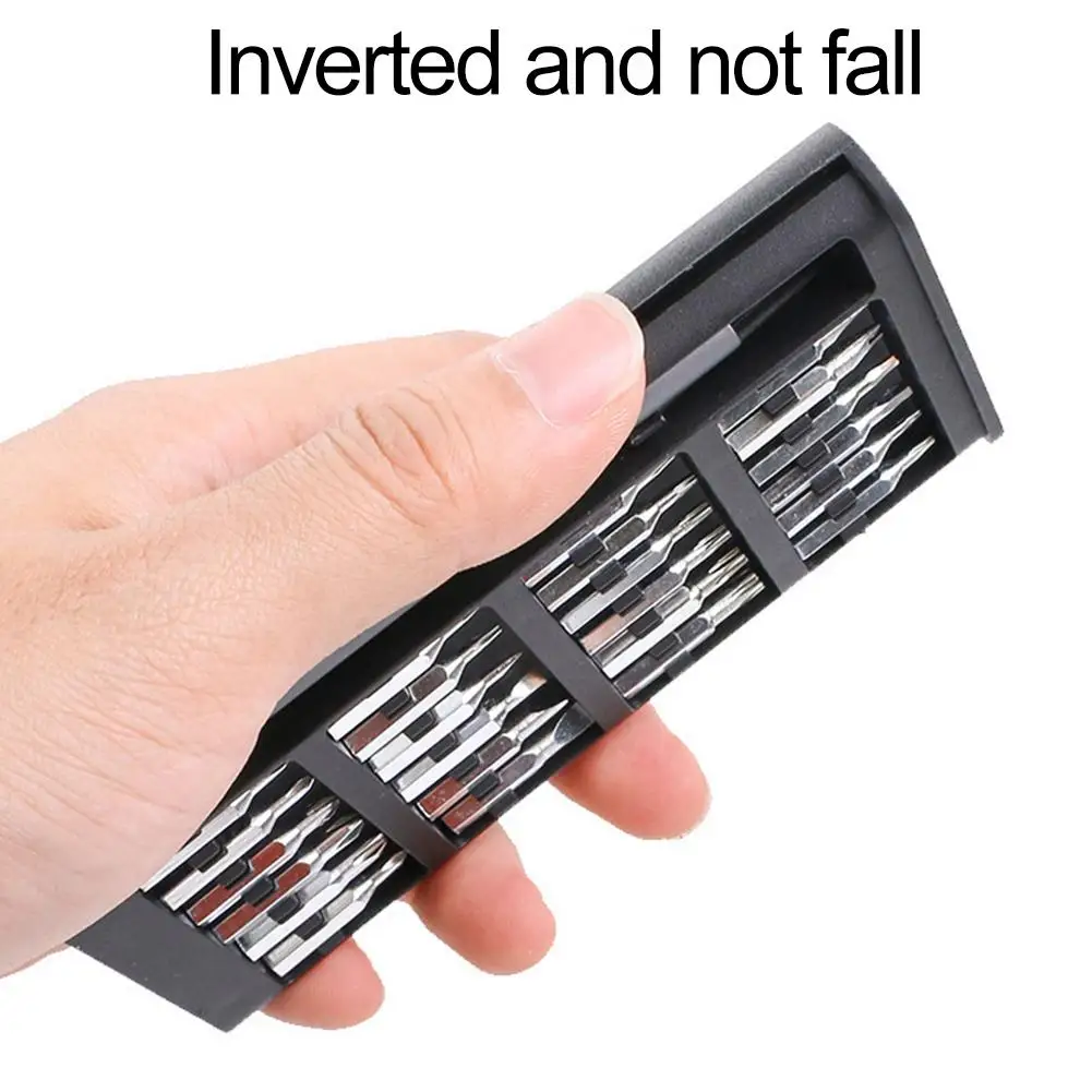 25 in 1 미니 드라이버 세트, 일자형 및 십자형 소형 드라이버, 전자 제품에 적합