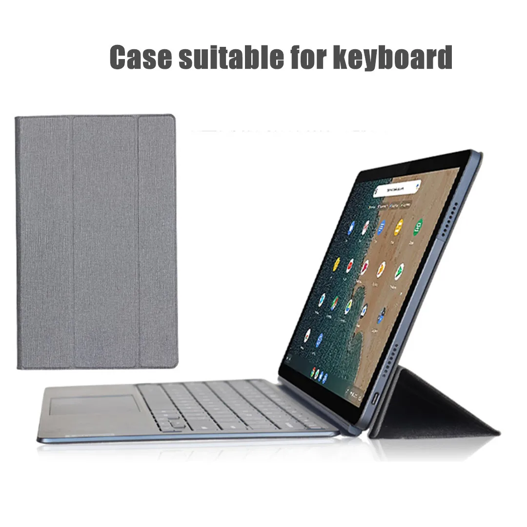 Dobra Magnética Protect Shell Tampa do Suporte para Lenovo Ideapad Chromebook Duet 133 - Imagem 4