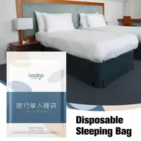 Disposable Travel Bed Sheet One Time Hotel Quilt Cover Bath Single Use Non Woven Bedding Summer Dirty Proof Sleeping Bag 1