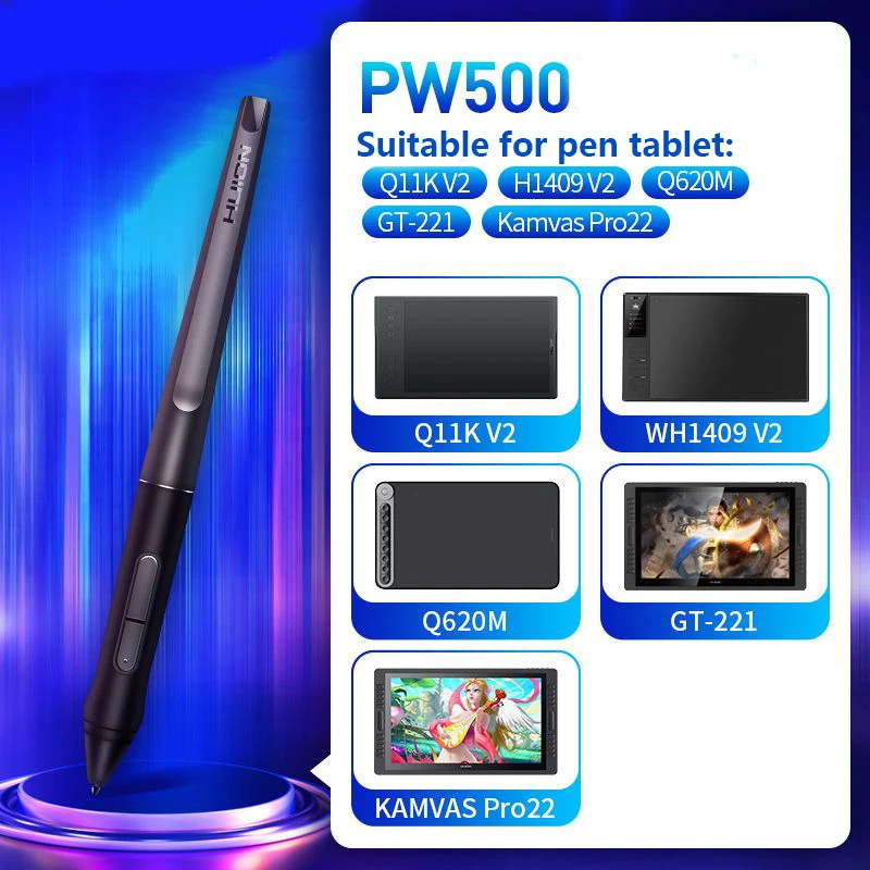 Digital Pen with Two Shortcut Keys Drawing Stylus for Graphic Tablet HUION 420 H430P Kamvas Inspiroy 4