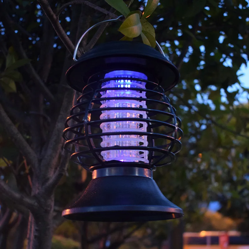 Hanging Small Portable Solar Mosquito Killing Light Insect Repellent Light Outdoor Waterproof Garden Hanging