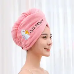 Luxury Microfiber Hair Drying Turban for Adults - Quick - Dry Bath Towel (4)