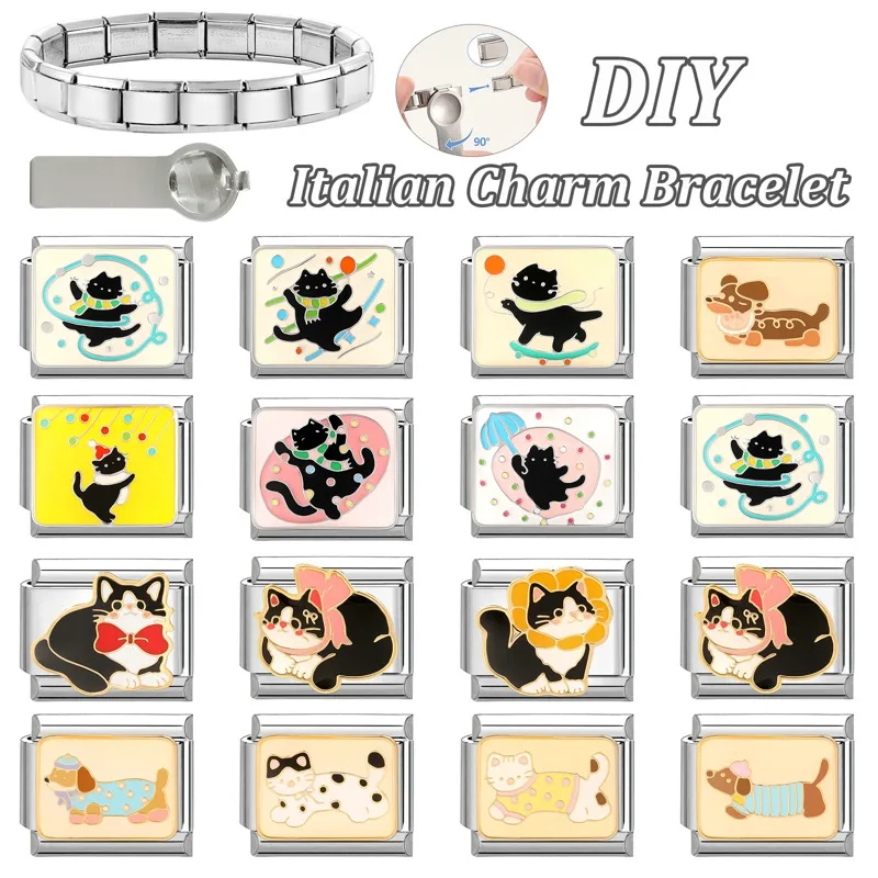 Italian Charm Links Bracelet DIY Making Jewelry