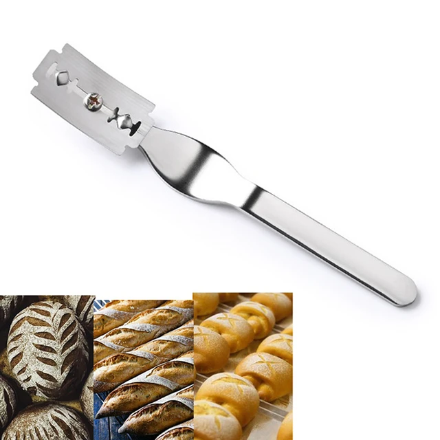 Baguette Bread Slicing Knife Practical European patisserie Bread Cutter  Pastry Cutting Tools Carbon Steel Blade PP Shank Small - AliExpress