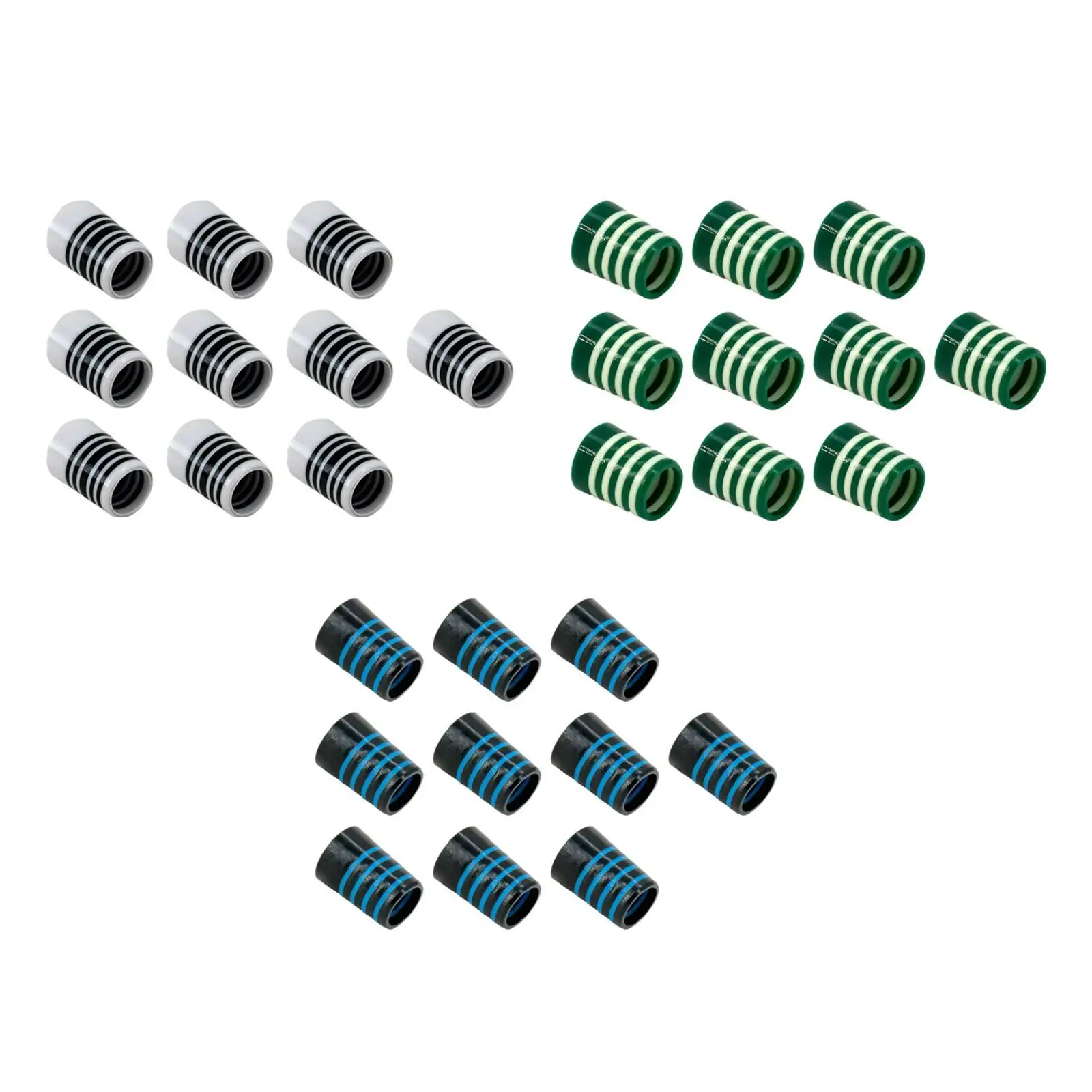 10 Pieces Golf Iron Ferrules Golf Club Repair Portable Golf Accessories Covers for Golf Course Men Women Beginner Adults Golfer