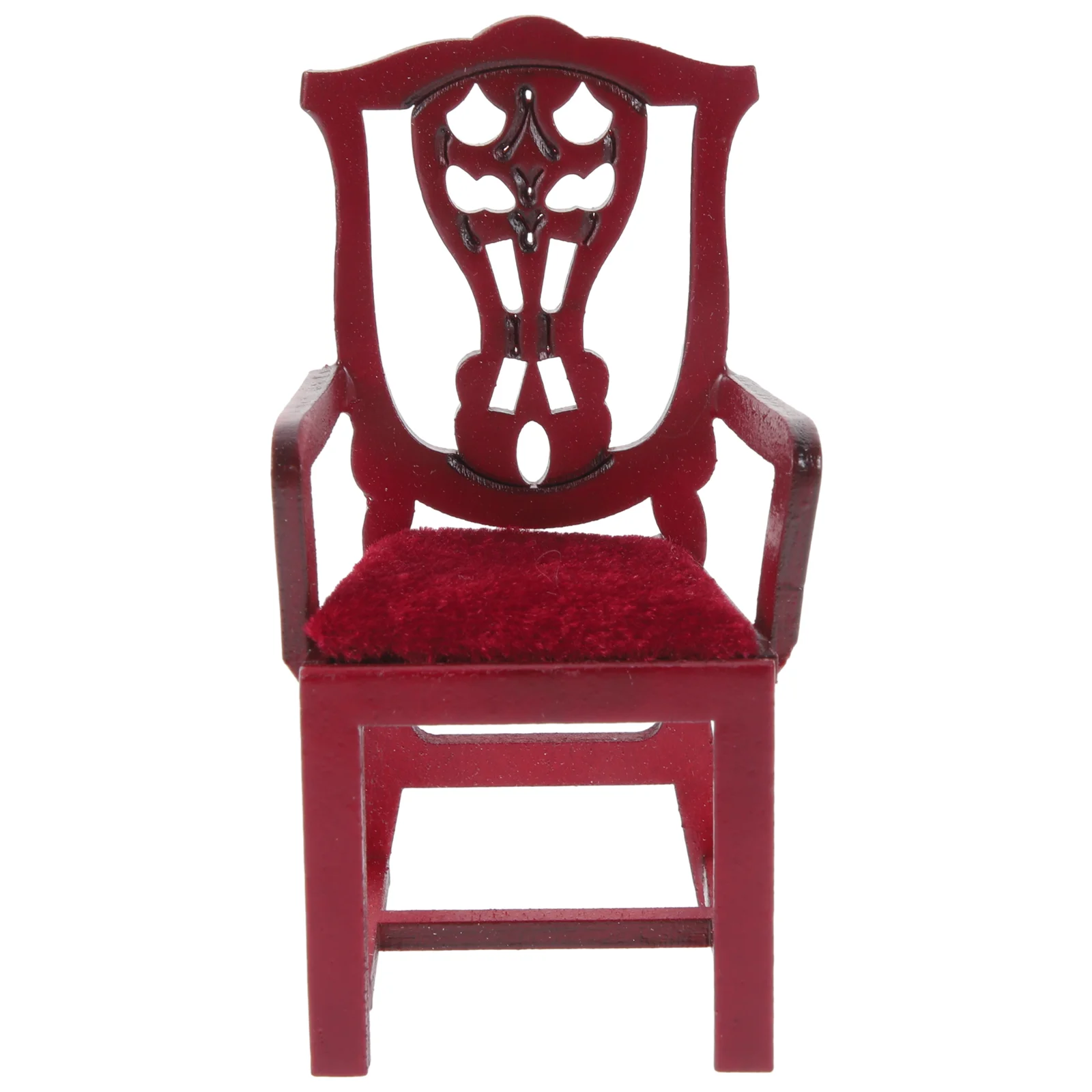 

Decorate House Chair Baby Toys Accessories Wooden Miniature Adornment